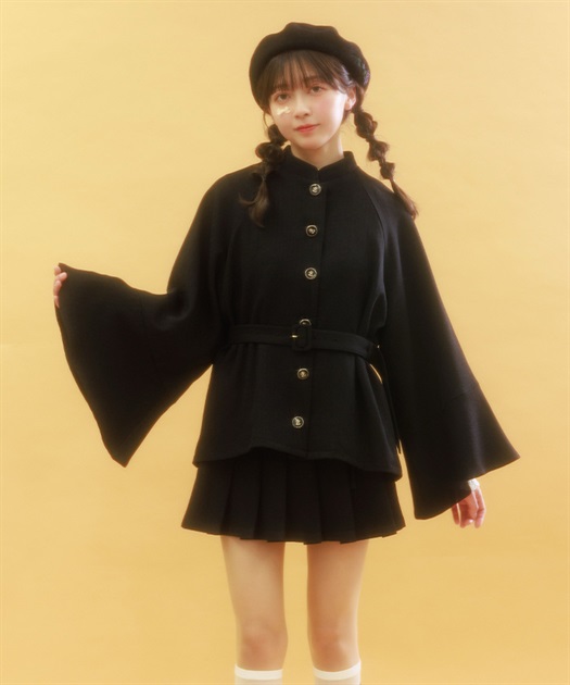 ケープ風フレアスリーブコート | axes femme | axes femme ケープ風フレアスリーブコート | axes femme | axes femme