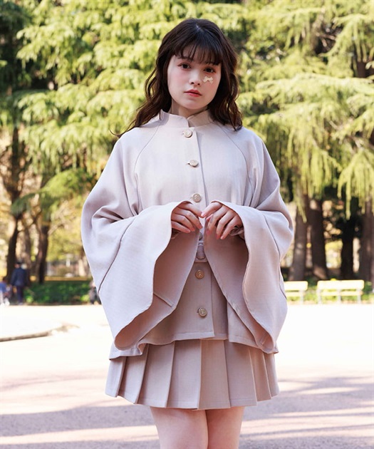 ケープ風フレアスリーブコート | axes femme | axes femme ケープ風フレアスリーブコート | axes femme | axes femme