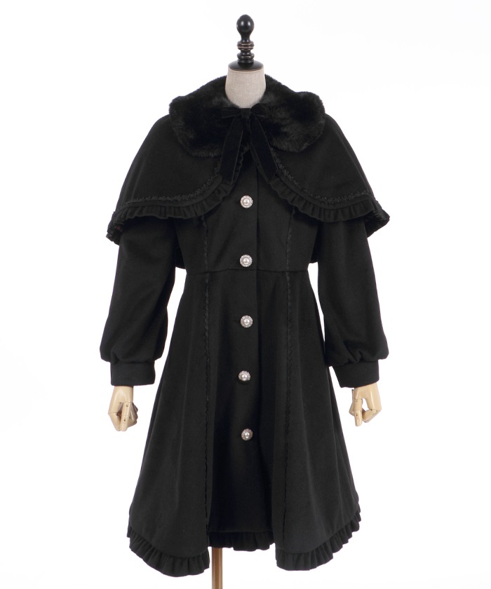 ケープ付きロングコート【WEB限定価格】 | outlet | axes femme ケープ付きロングコート【WEB限定価格】 | outlet | axes femme
