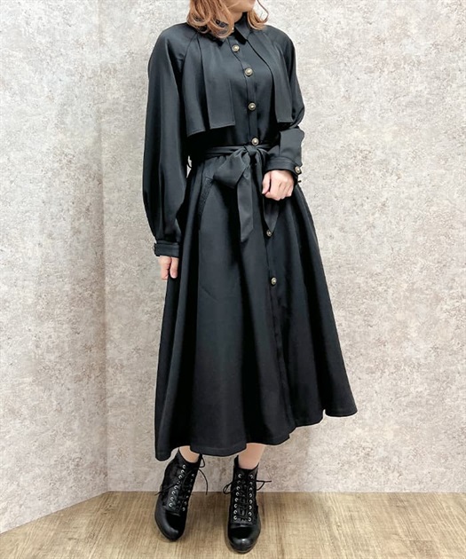 後レースアップトレンチコート | outlet | axes femme online shop 後レースアップトレンチコート | outlet | axes femme online shop