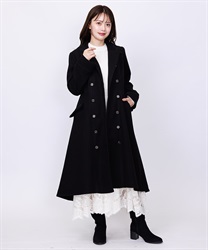 バッスル風ロングコート | axes femme | axes femme online shop バッスル風ロングコート | axes femme | axes femme online shop