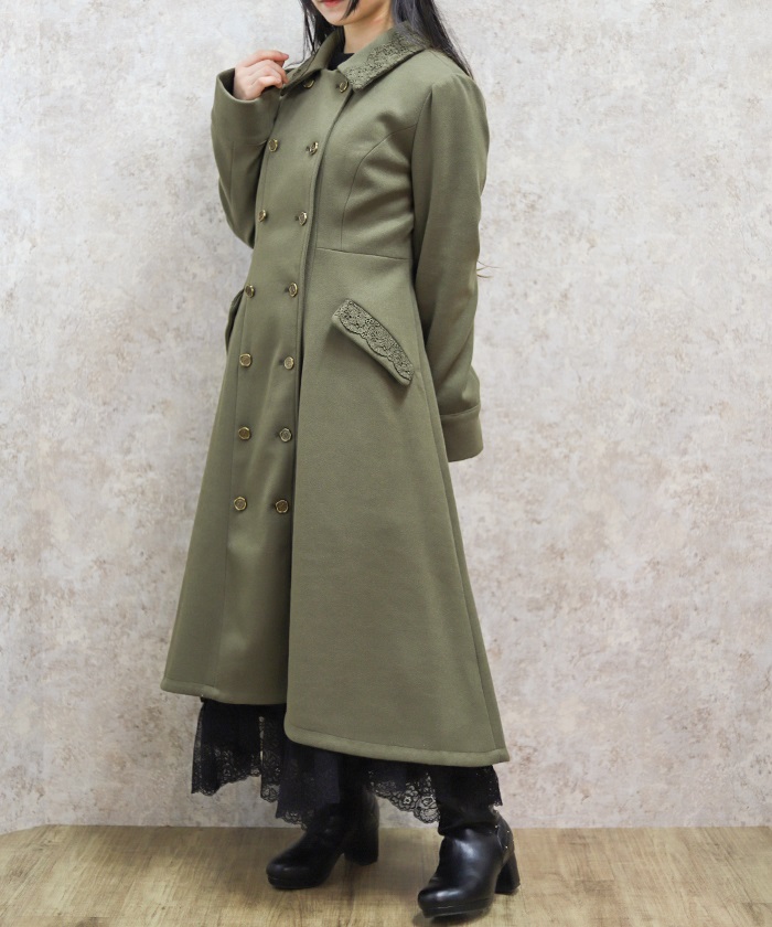 バッスル風ロングコート | レディース服・レディース