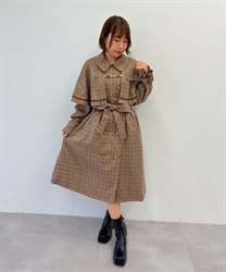 ケープデザイントレンチコート | outlet | axes femme online shop ケープデザイントレンチコート | outlet | axes femme online shop