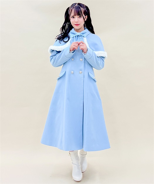 ファーデザインケープ付コート | レディース服・レディース ファーデザインケープ付コート | レディース服・レディース