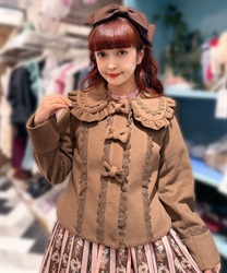 ショコラベアショートコート | kawaii | axes femme online shop ショコラベアショートコート | kawaii | axes femme online shop