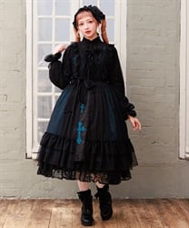 ドットチュールガウン【ランク限定Web先行販売】(黒-M)