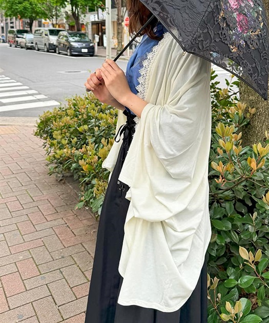 バラ釦付UVイレヘムポンチョ【期間限定価格】 | outlet | axes バラ釦付UVイレヘムポンチョ【期間限定価格】 | outlet | axes
