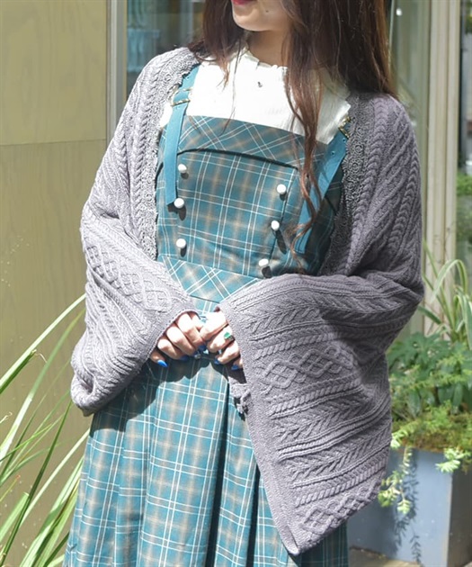 2WAYニットストール | axes femme | axes femme online shop 2WAYニットストール | axes femme | axes femme online shop
