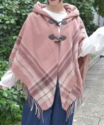サイドラインチェックポンチョ | axes femme | axes femme サイドラインチェックポンチョ | axes femme | axes femme