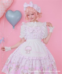 マイスウィートピアノ／エプロン(ピンク-F)