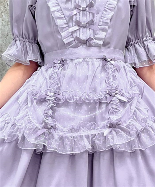 ドットチュールハーフエプロン | 雑貨 | axes femme online shop ドットチュールハーフエプロン | 雑貨 | axes femme online shop