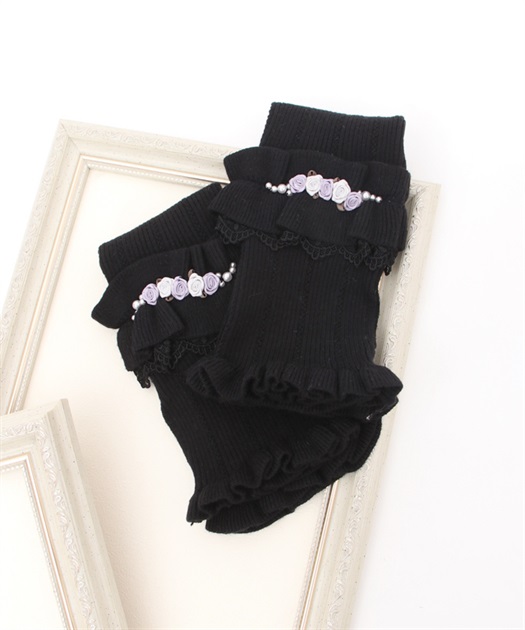 巻薔薇ニットアームウォーマー | outlet | axes femme online shop 巻薔薇ニットアームウォーマー | outlet | axes femme online shop