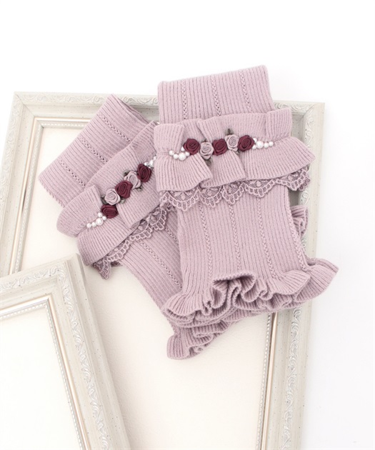 巻薔薇ニットアームウォーマー | outlet | axes femme online shop 巻薔薇ニットアームウォーマー | outlet | axes femme online shop
