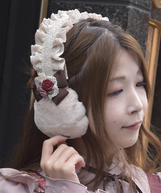 ヘッドドレス風イヤーマフ