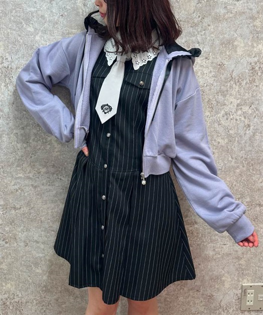 【5％OFF】 ドットフリルパーカー | レディース服・レディースファッション トップス