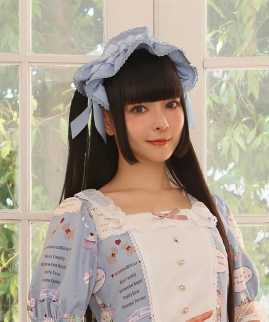 ドットチュールフリルカチューシャ【期間限定価格】 | kawaii ドットチュールフリルカチューシャ【期間限定価格】 | kawaii