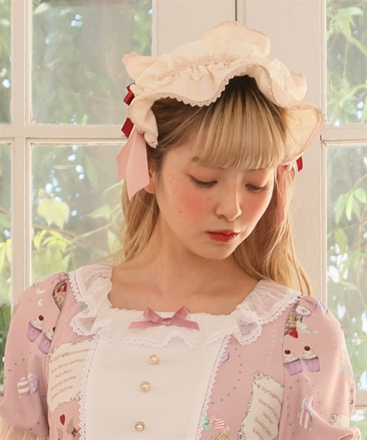 ドットチュールフリルカチューシャ | kawaii | axes femme ドットチュールフリルカチューシャ | kawaii | axes femme