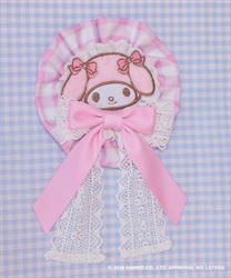 マイメロディ／ブローチ(ピンク-F)