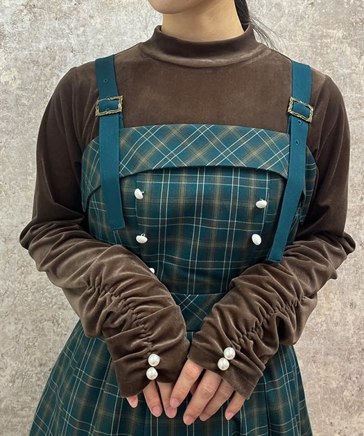 ギャザーシアーベロアインナー | outlet | axes femme online shop ギャザーシアーベロアインナー | outlet | axes femme online shop