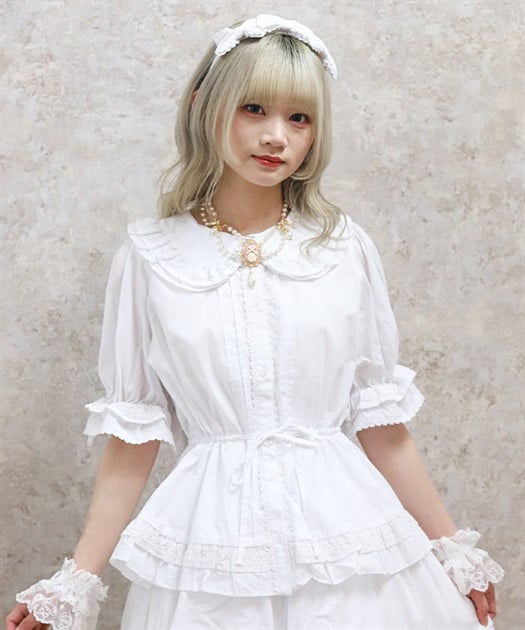 クラシックコットンブラウス | Chalmiere │ axes femme onlineshop