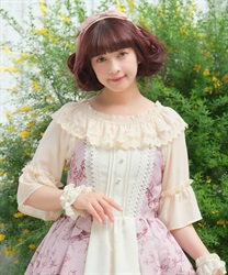 エンパイアフリルブラウス | outlet | axes femme online shop エンパイアフリルブラウス | outlet | axes femme online shop