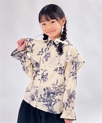 クラシカルケープブラウス【期間限定価格】(生成り-120cm)