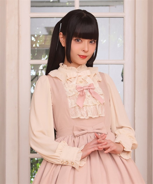 スタンド襟フリルブラウス | kawaii | axes femme online shop スタンド襟フリルブラウス | kawaii | axes femme online shop