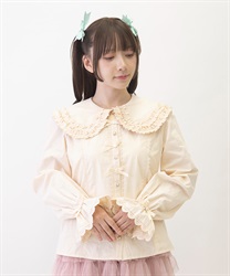 丸襟コットンブラウス | kawaii | axes femme online shop 丸襟コットンブラウス | kawaii | axes femme online shop