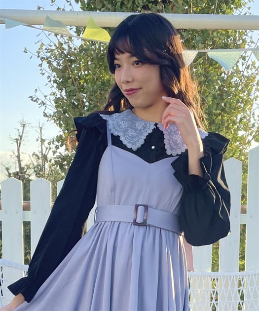 フラワー刺繍襟ブラウス | outlet | axes femme online shop フラワー刺繍襟ブラウス | outlet | axes femme online shop