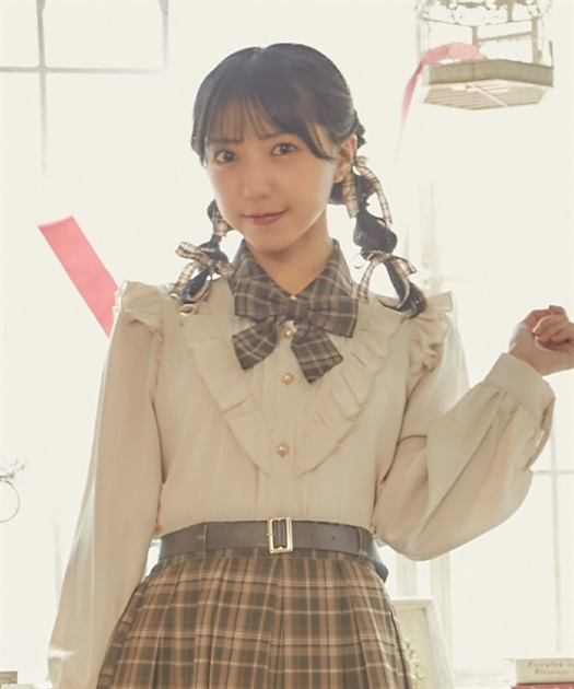 リボン付配色襟デザインブラウス | outlet | axes femme online shop リボン付配色襟デザインブラウス | outlet | axes femme online shop