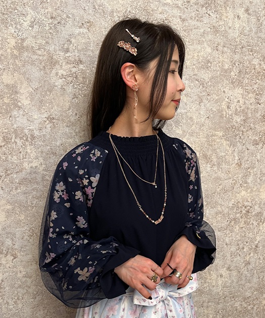 ブルーミングサクラブラウス | outlet | axes femme online shop ブルーミングサクラブラウス | outlet | axes femme online shop