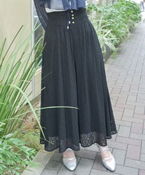 バックレースアップレースパンツ【期間限定価格】(黒-F)