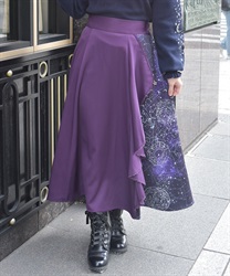 アステリズムフリルスカート(パープル-F)