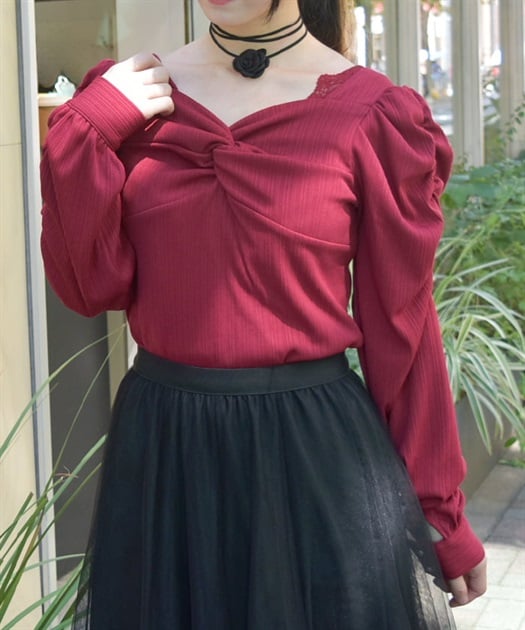 ボリュームスリーブトップス | outlet | axes femme online shop ボリュームスリーブトップス | outlet | axes femme online shop