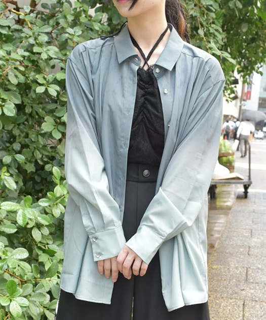 グラデーションシャツ【期間限定価格】 | outlet | axes femme グラデーションシャツ【期間限定価格】 | outlet | axes femme