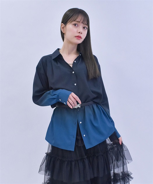 グラデーションシャツ【期間限定価格】 | outlet | axes femme グラデーションシャツ【期間限定価格】 | outlet | axes femme