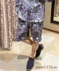 パッチワーク柄ショートパンツ