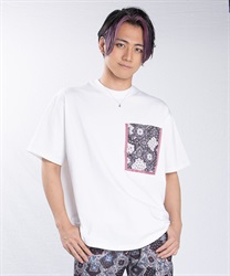 オリエンタル柄ポケットＴシャツ(Ａ-S)