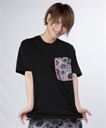オリエンタル柄ポケットＴシャツ(Ｂ-S)
