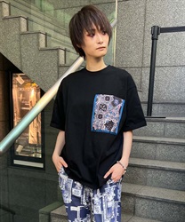 オリエンタル柄ポケットＴシャツ(Ｃ-S)