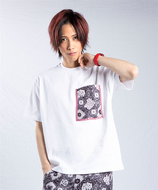オリエンタル柄ポケットＴシャツ