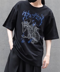 ガシャドクロ半袖Ｔシャツ(瑠璃色-F)