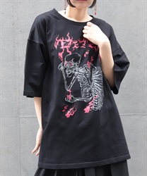 ガシャドクロ半袖Ｔシャツ(真紅-F)