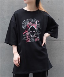 般若×煙管Ｔシャツ(真紅-F)