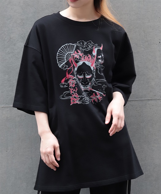 般若×煙管Ｔシャツ