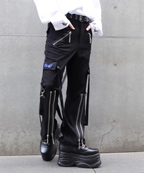 彼岸花×鬼火ボンテージパンツ(瑠璃色-S)