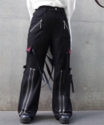 彼岸花×鬼火ボンテージパンツ(真紅-S)