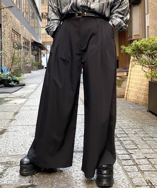 3タックワイドパンツ【WEB限定価格】 | AXES-X | axes femme 3タックワイドパンツ【WEB限定価格】 | AXES-X | axes femme