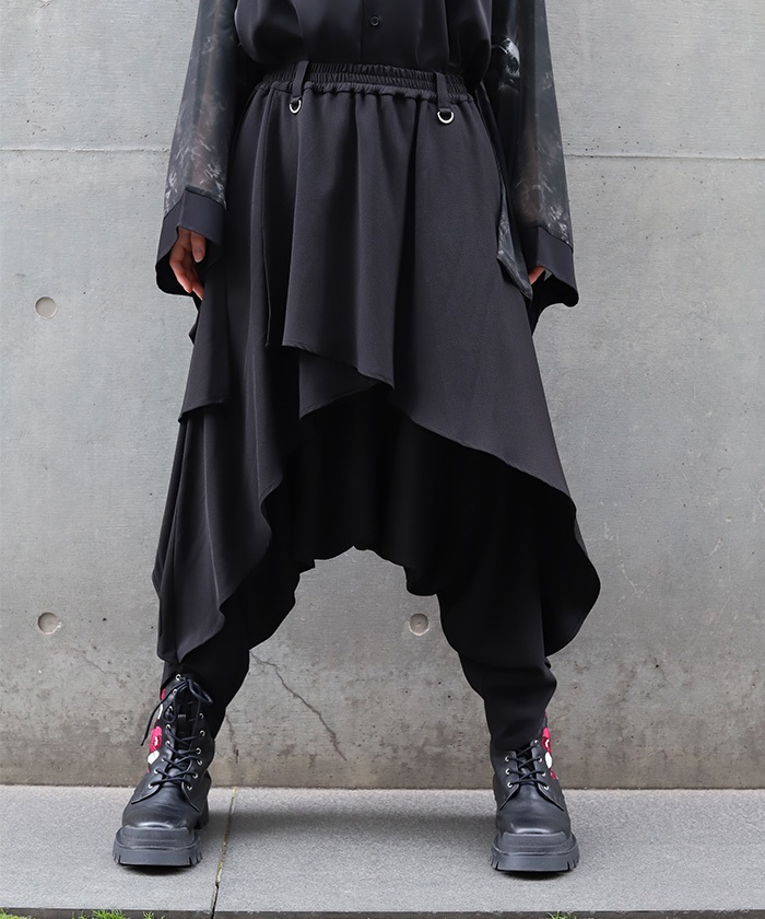 ARTS&SCIENCE サルエルパンツ 黒 サルエルパンツ C 黒 14894