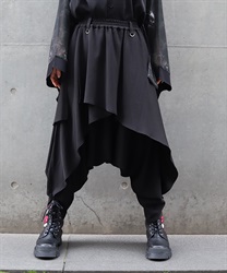 イレヘムサルエルパンツ(漆黒-S)